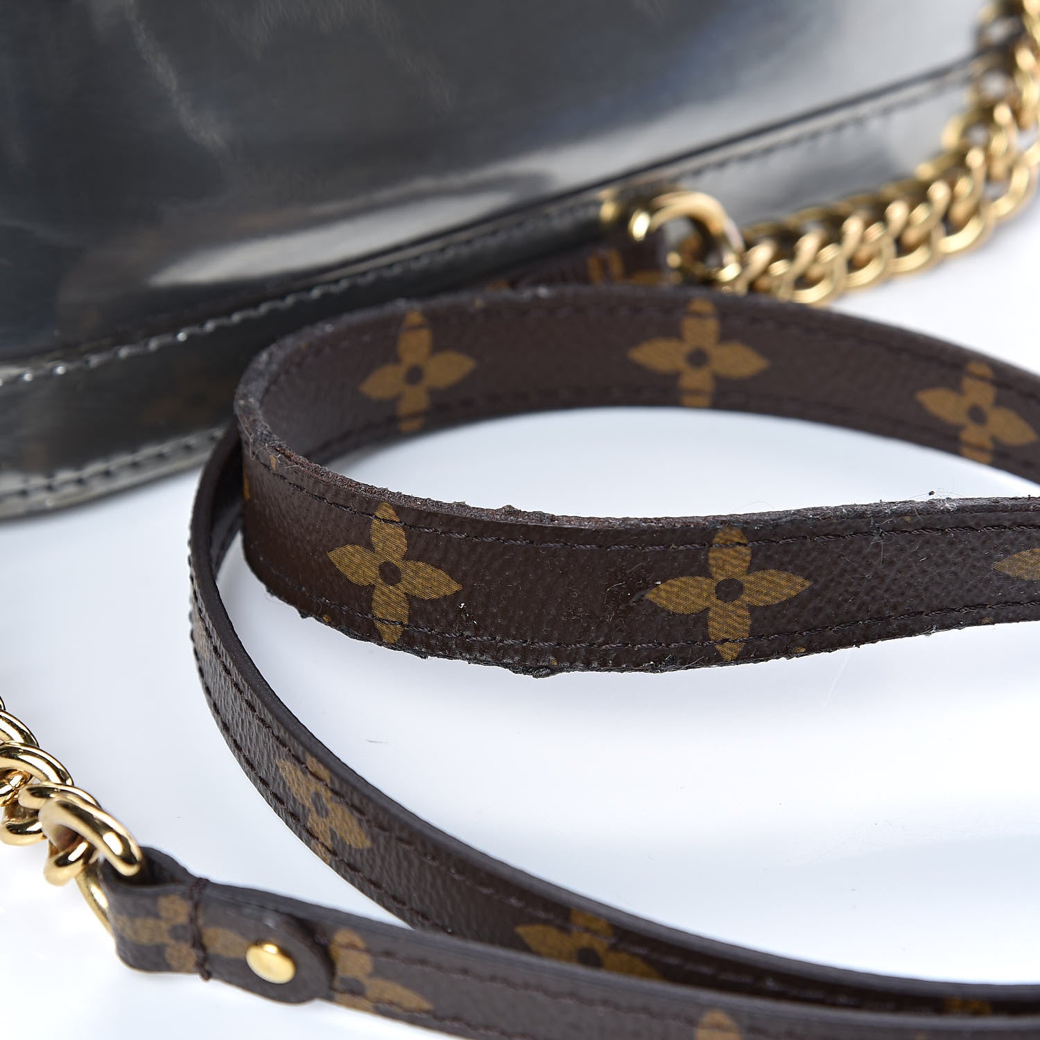 Louis Vuitton Patent Monogram Miroir Mirror Mini Alma Gris Metal 9 of 13