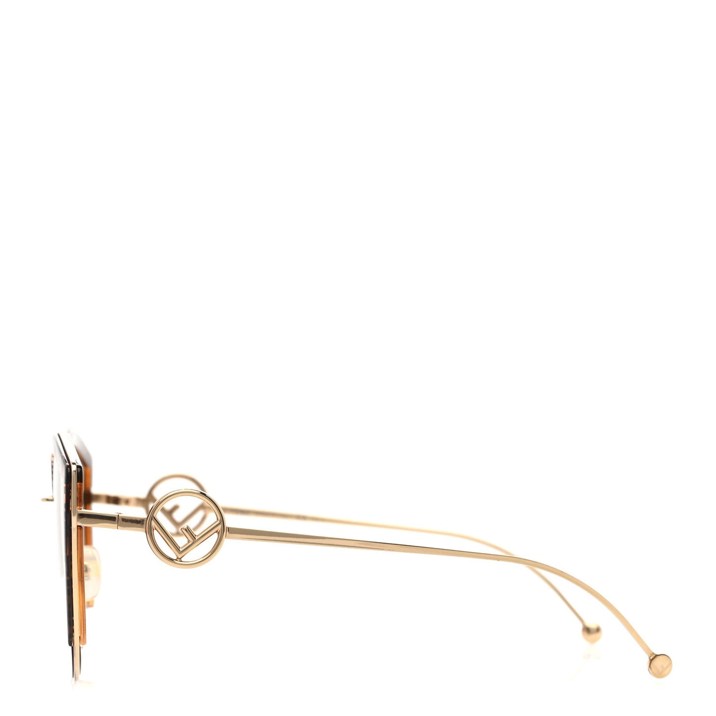 Metal Acetate F is Fendi FF Cat Eye Sunglasses FF 0290/S Gold