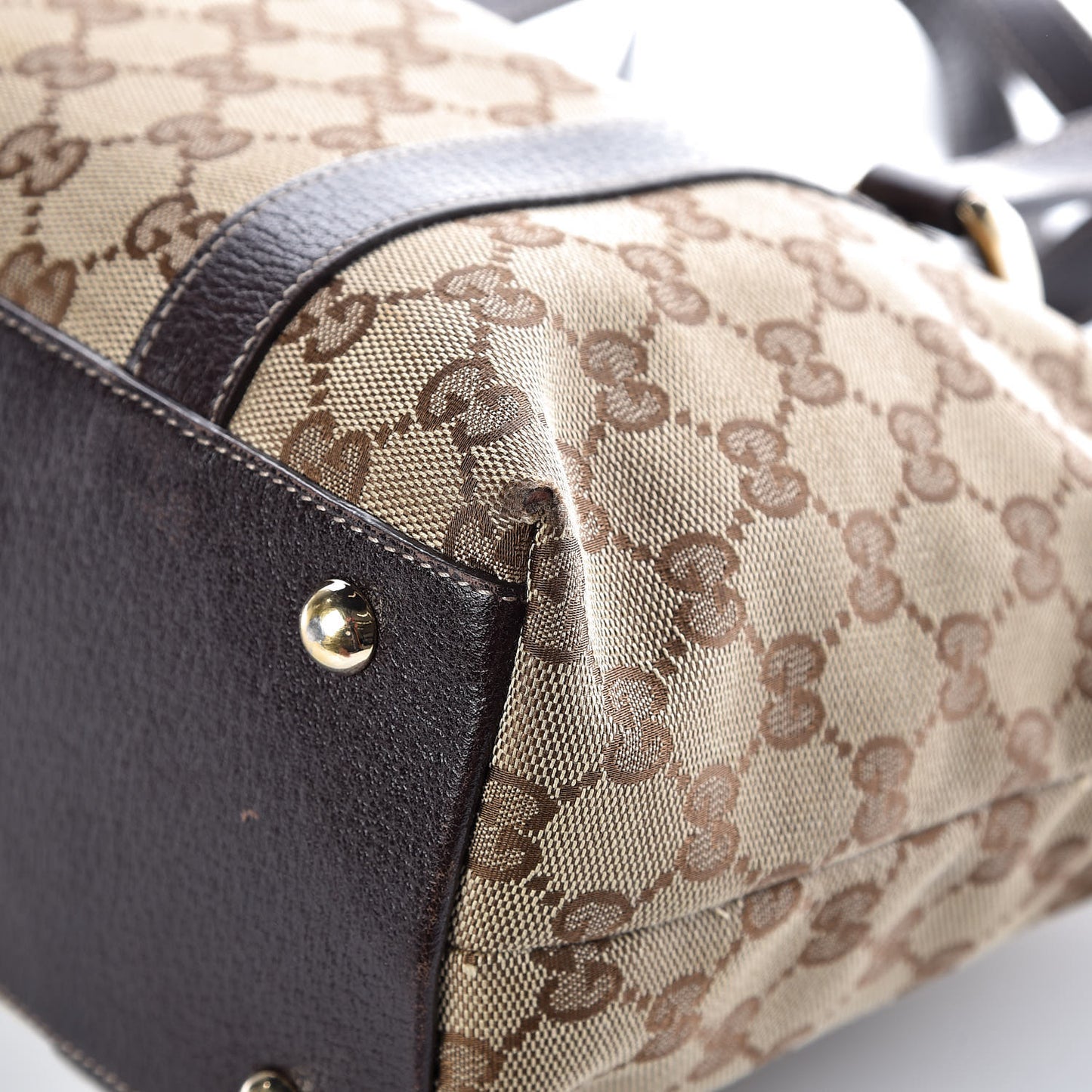 Monogram Medium Abbey Tote Brown