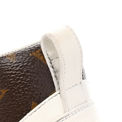 Louis Vuitton Calfskin Monogram Run Away Sneakers 38.5 White 14 of 21