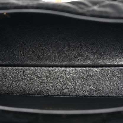 Chanel Velvet Quilted Mini Top Handle Flap Black 5 of 11