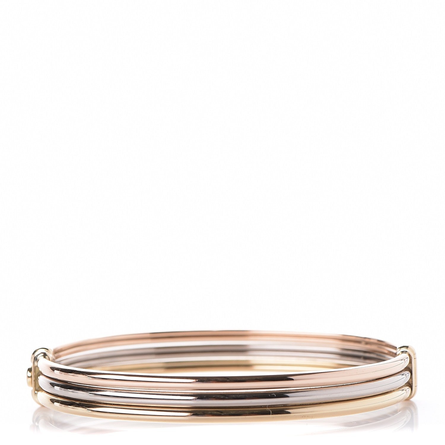 Cartier 18K Tri-Color Gold Bangle 18 1 of 7