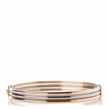 Cartier 18K Tri-Color Gold Bangle 18 1 of 7