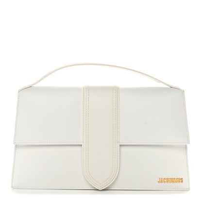 Jacquemus Smooth Calfskin Long Le Grand Bambino Clutch White 1 of 10
