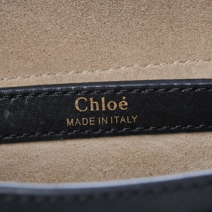 Chloe Calfskin Braided Small Hudson Shoulder Bag Black 6 of 7