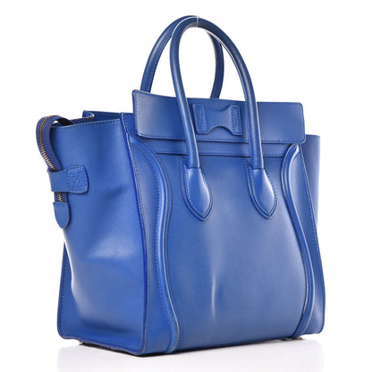 Celine Smooth Calfskin Mini Luggage Royal Blue 3 of 31