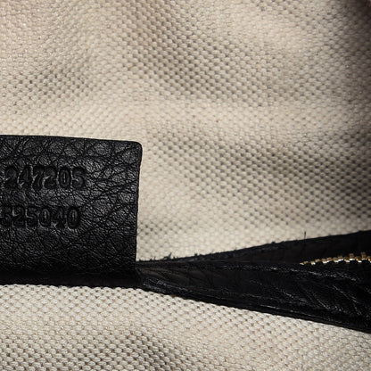 Gucci Calfskin Vintage Web Medium Boston Black 7 of 11