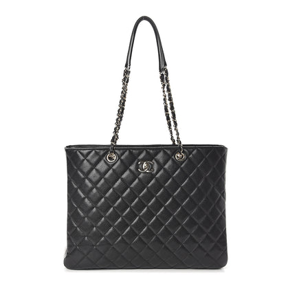 Chanel Caviar Quilted Large Shopping Tote Black 1 of 9