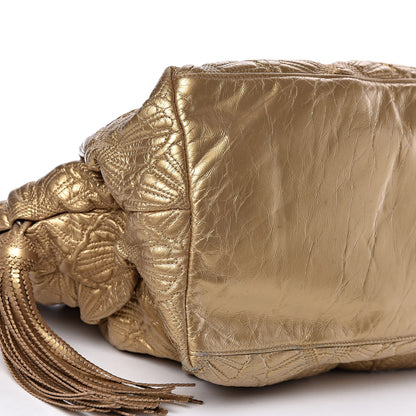 Chanel Calfskin Embroidered Ca D’Oro Tote Gold 11 of 14