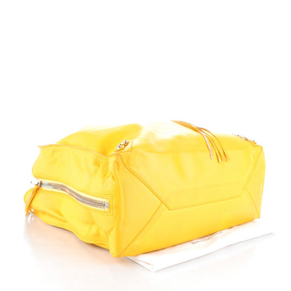 Balenciaga Supple Calfskin Papier A4 Zip Around Tote Jaune Soleil 4 of 8
