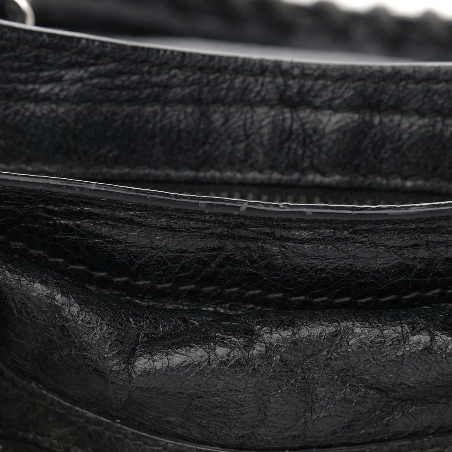 Agneau Classic Silver Hardware S City Black