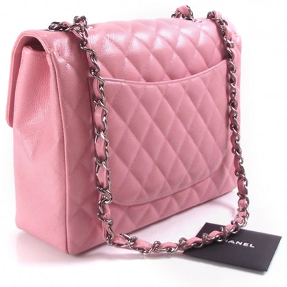 Chanel Caviar Jumbo Classic Flap Pink 3 of 12