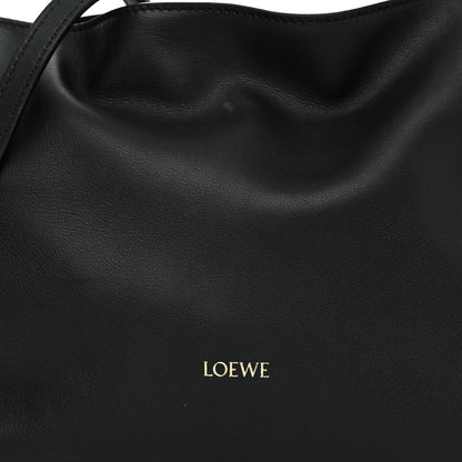 Loewe Calfskin Mini Flamenco Knot Clutch Black 8 of 10