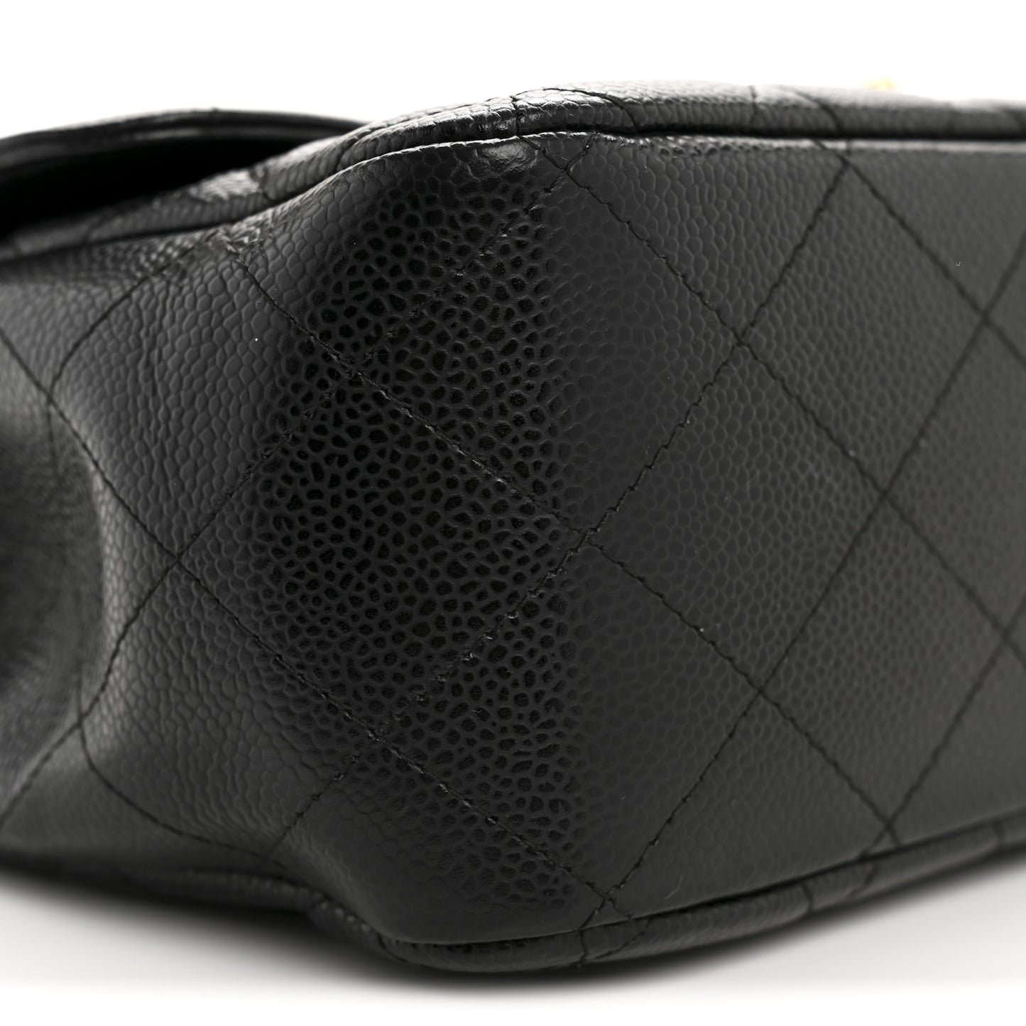 Caviar Quilted Jumbo Single Flap Black