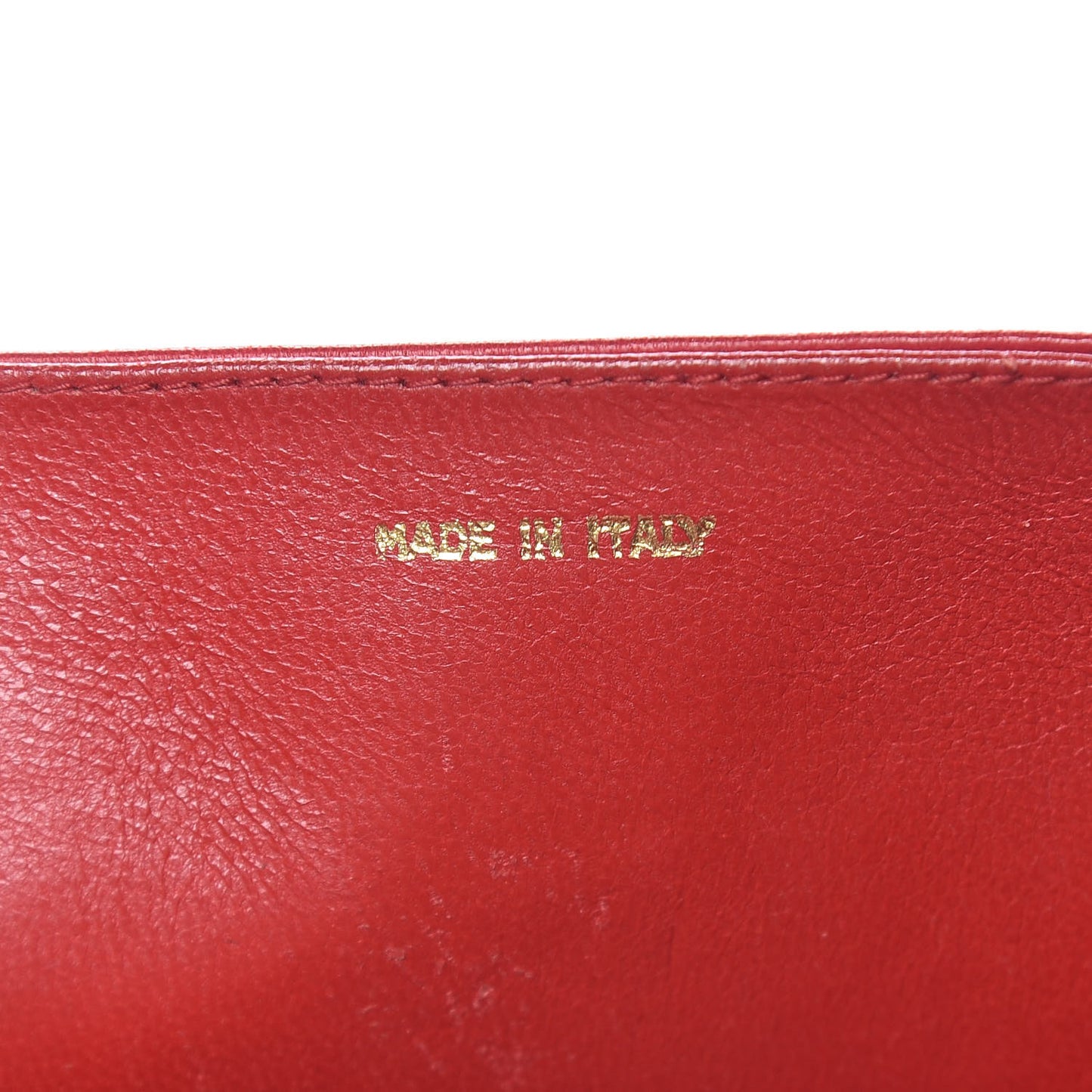 Lambskin CC Envelope Single Flap Red