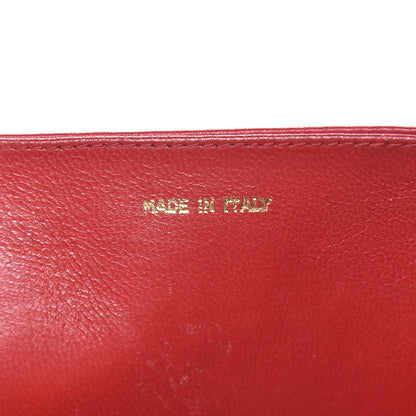 Chanel Lambskin CC Envelope Single Flap Red 9 of 25