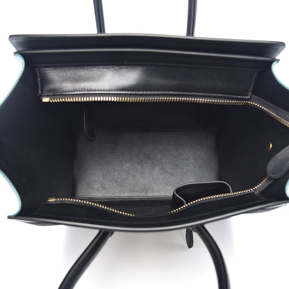 Celine Bullhide Drummed Calfskin Micro Tri-Color Luggage Antarctic 5 of 14