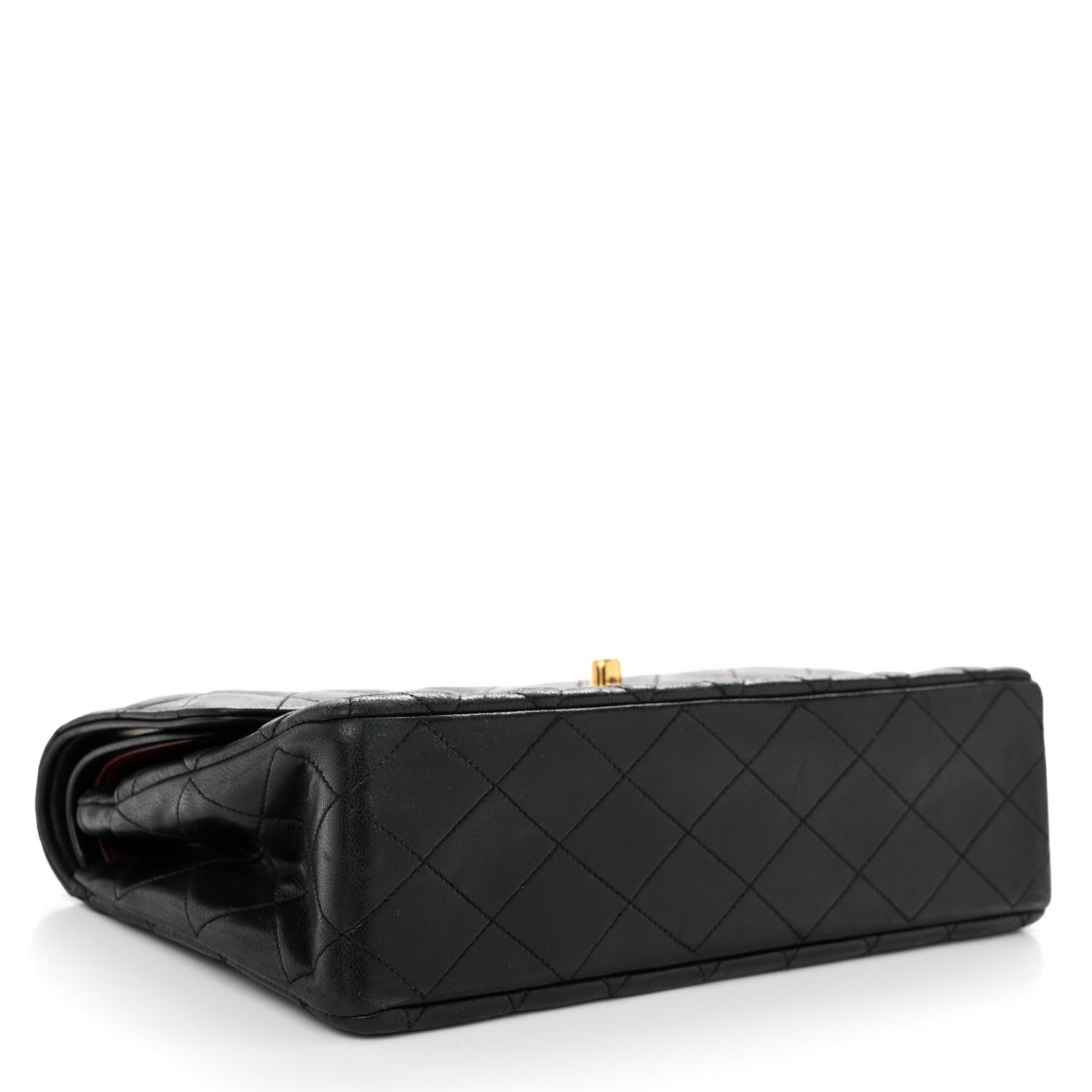 Chanel Lambskin Quilted Medium Double Flap Black 4 of 10
