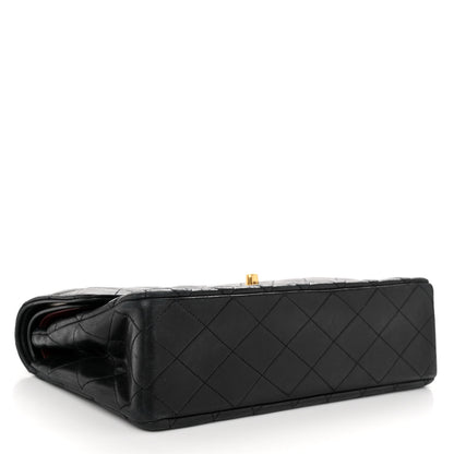 Chanel Lambskin Quilted Medium Double Flap Black 4 of 10