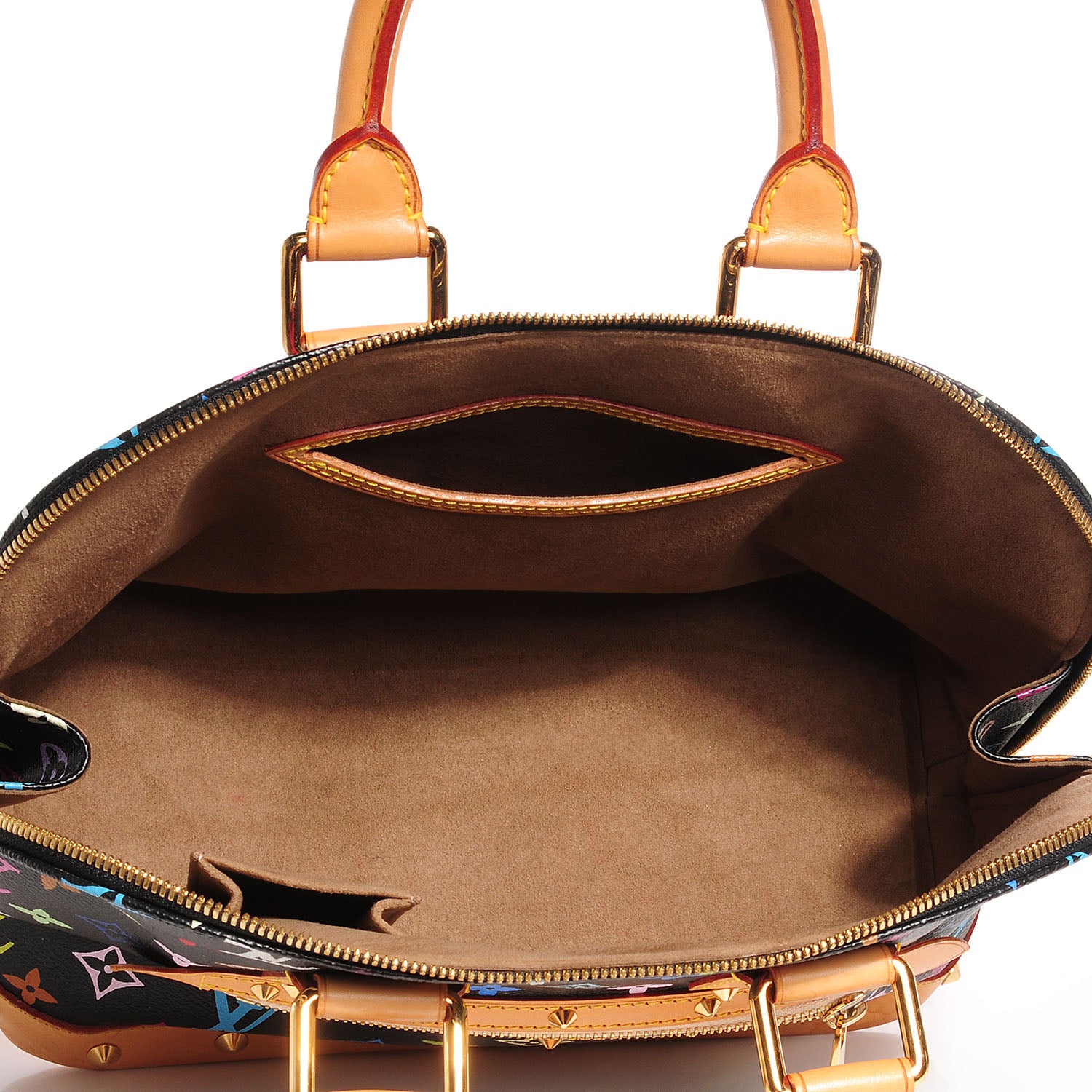 Louis Vuitton Monogram Multicolor Alma Black 6 of 7