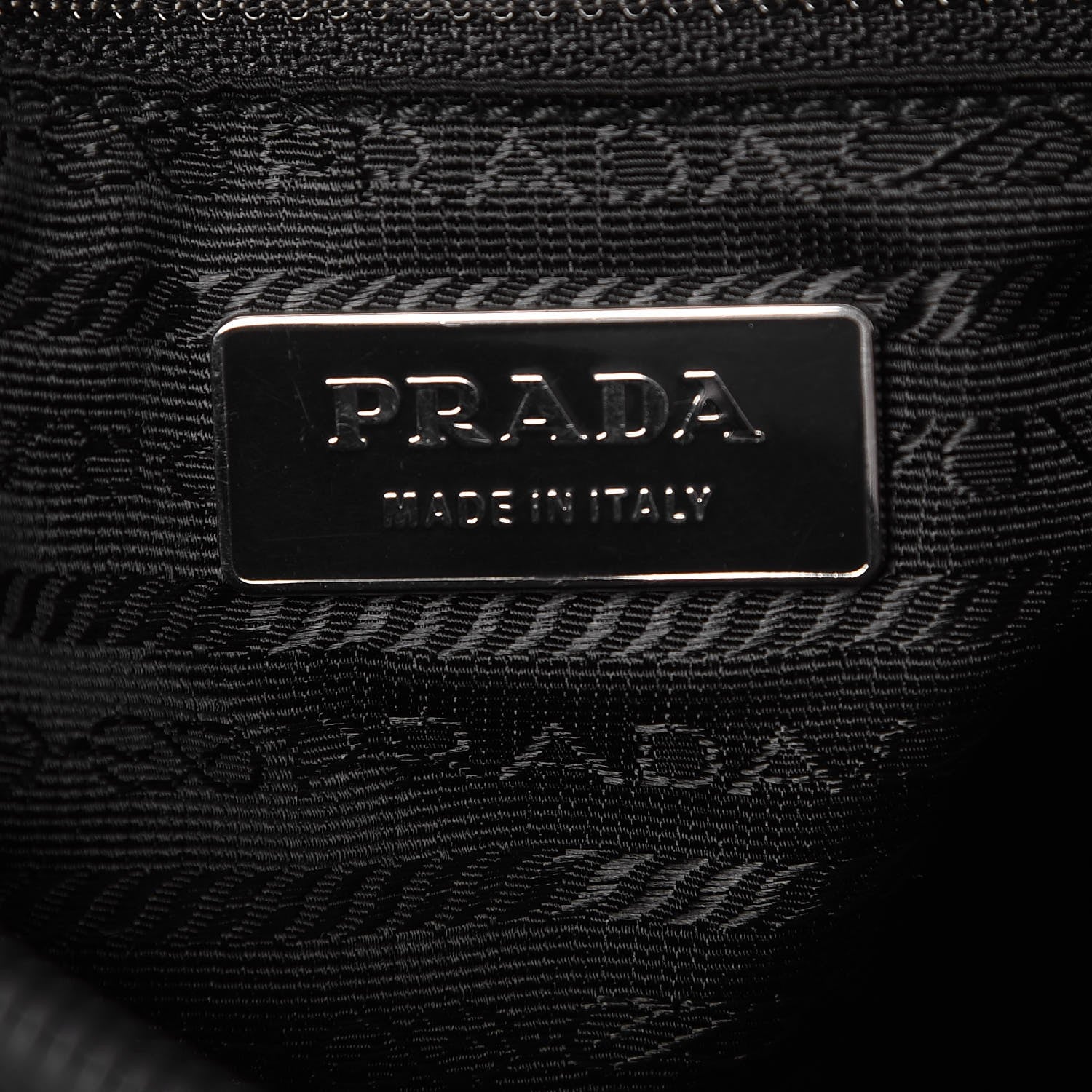 Prada Nylon Vela Messenger Bag Black 6 of 7
