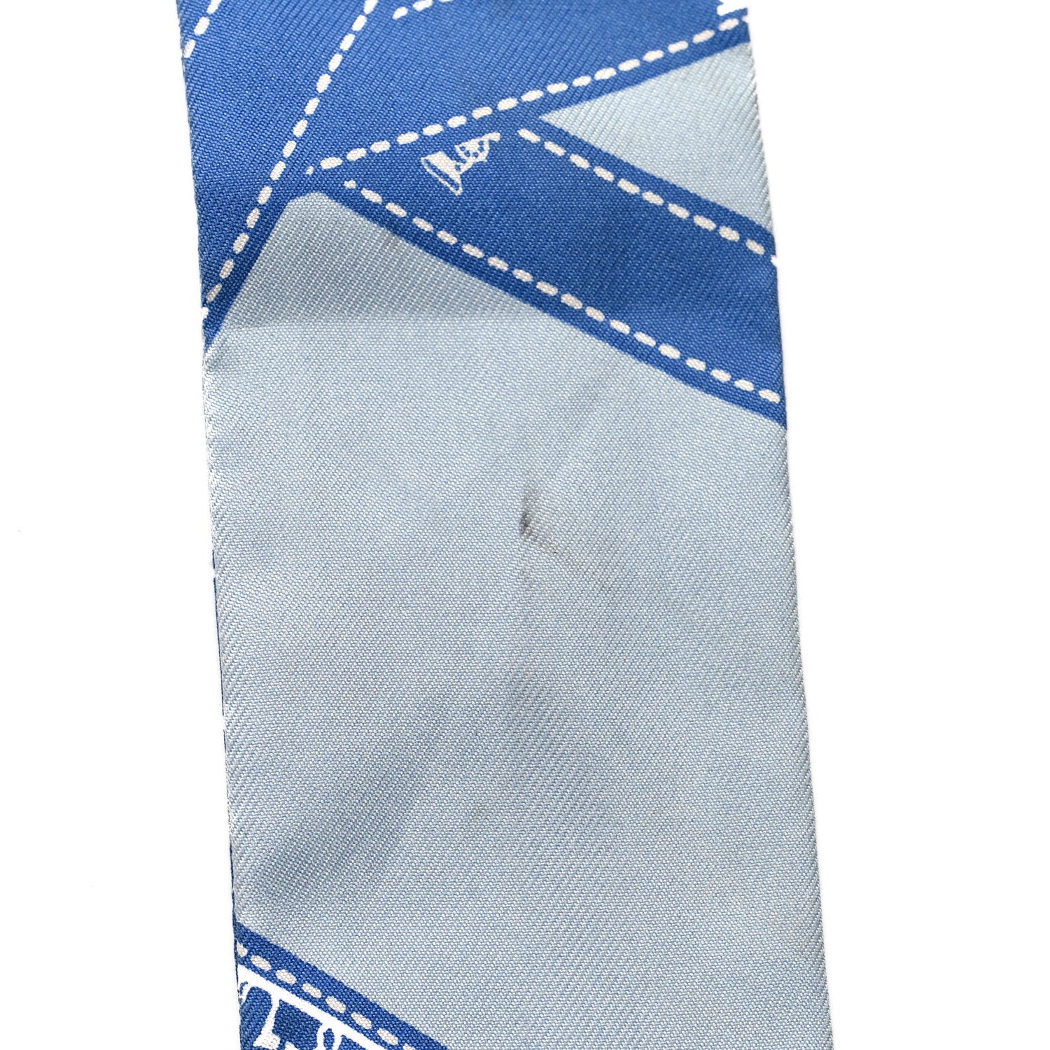 Hermes Silk Bolduc Twilly Bleu 5 of 6