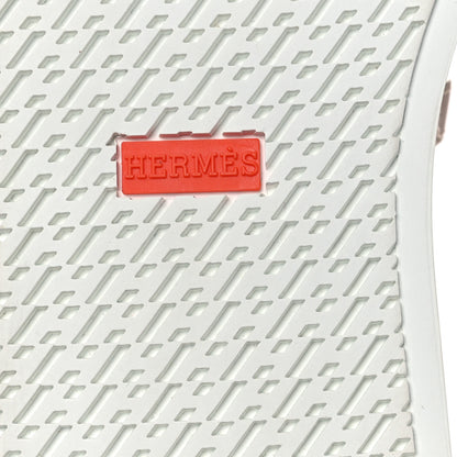 Hermes Calfskin Game Slip On Sneakers 41 Beige Nude 8 of 13
