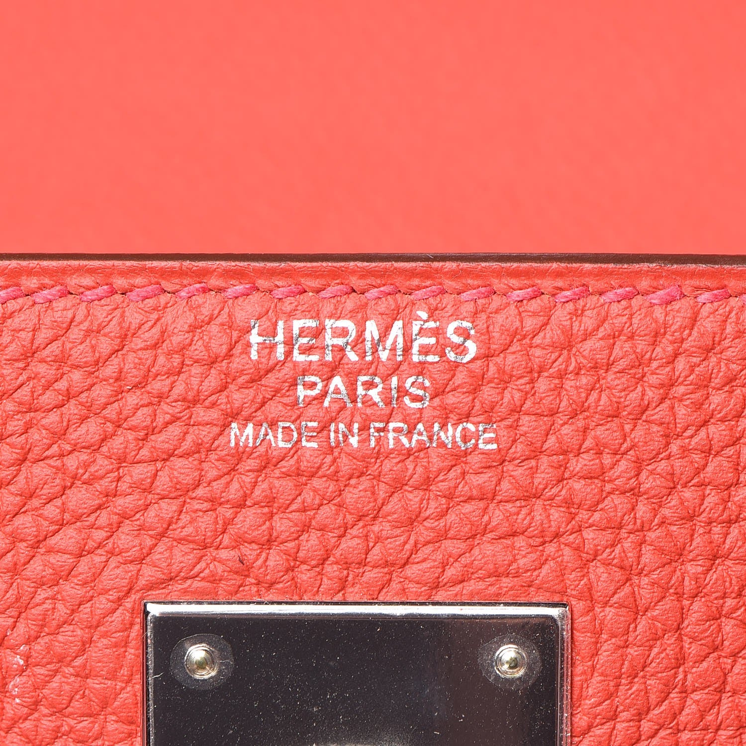 Hermes Togo Kelly Retourne 32 Vermillion 23 of 36