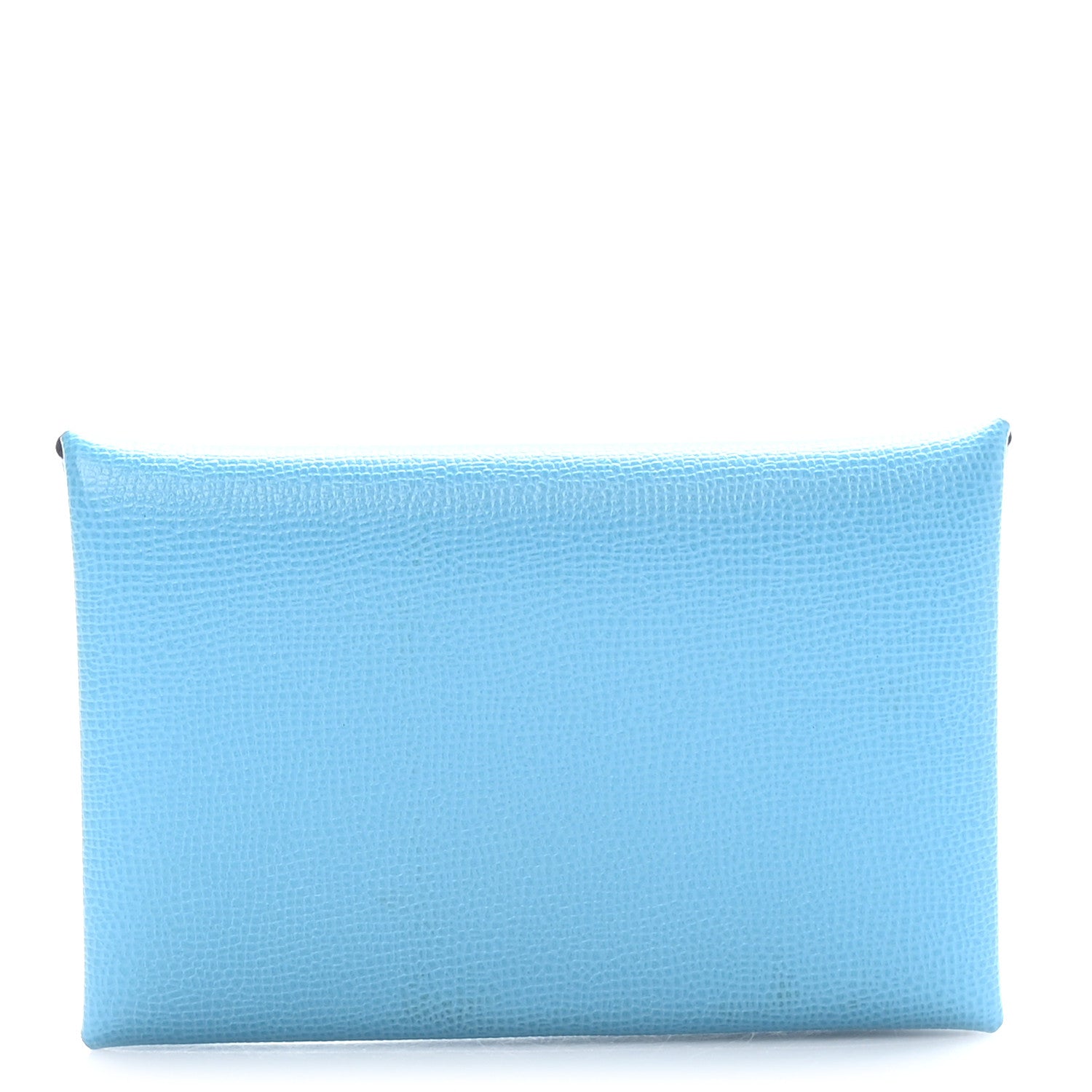 Hermes Epsom Calvi Card Case Celeste 1 of 10