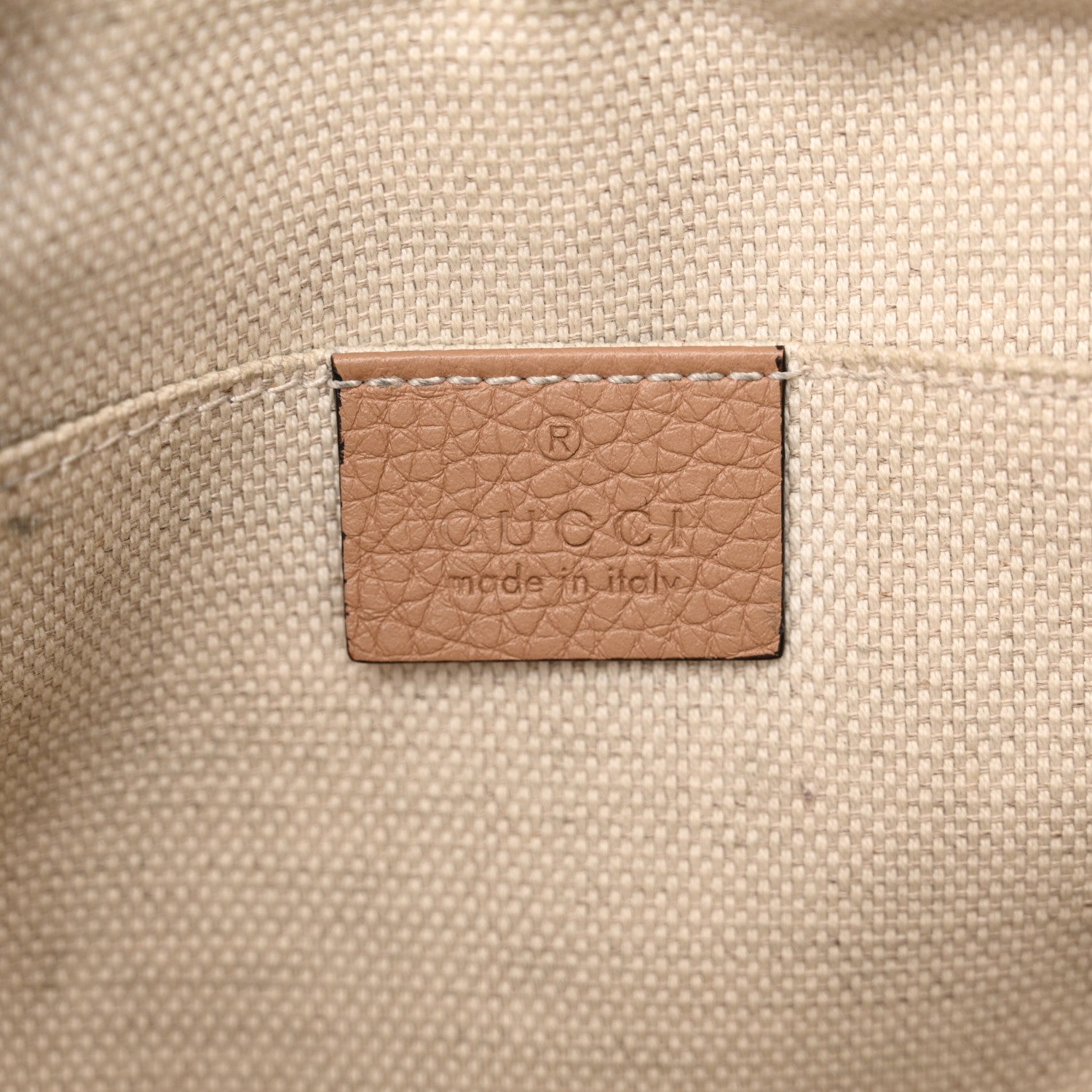 Gucci Pebbled Calfskin Small Soho Disco Bag Camelia 6 of 14