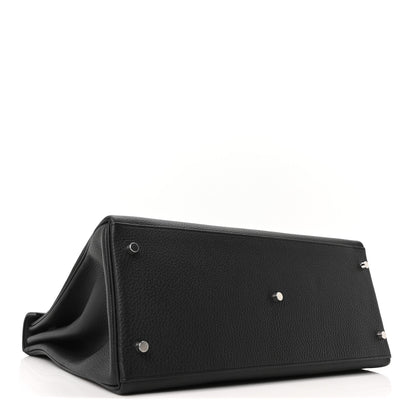 Hermes Togo Maxi Kelly Retourne 42 Black 4 of 11