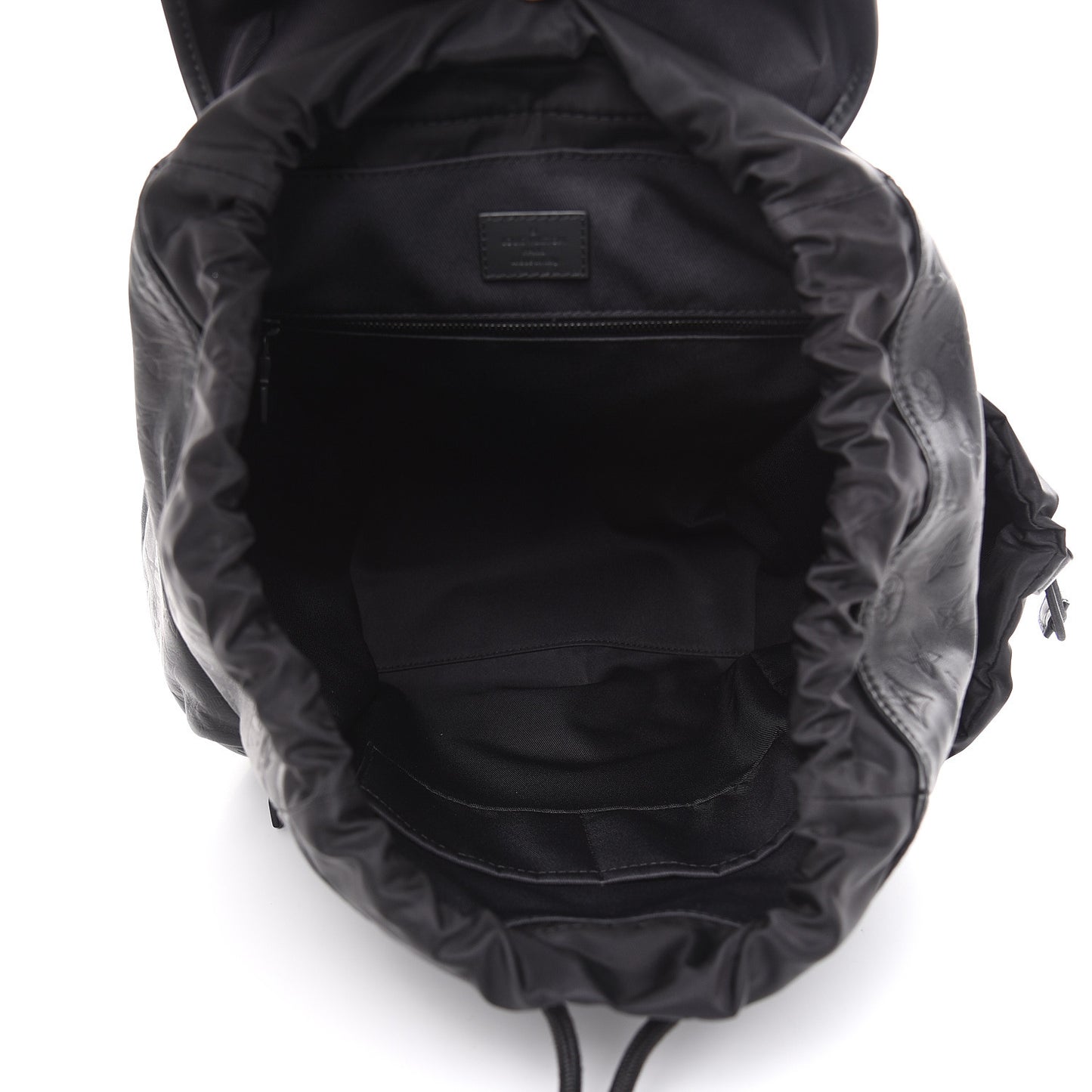 Calfskin Monogram Shadow Discovery Backpack Black