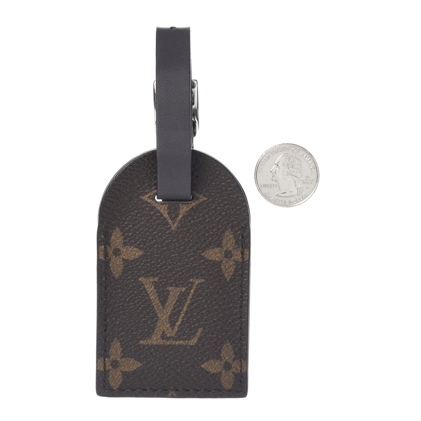 Monogram Luggage Tag Black