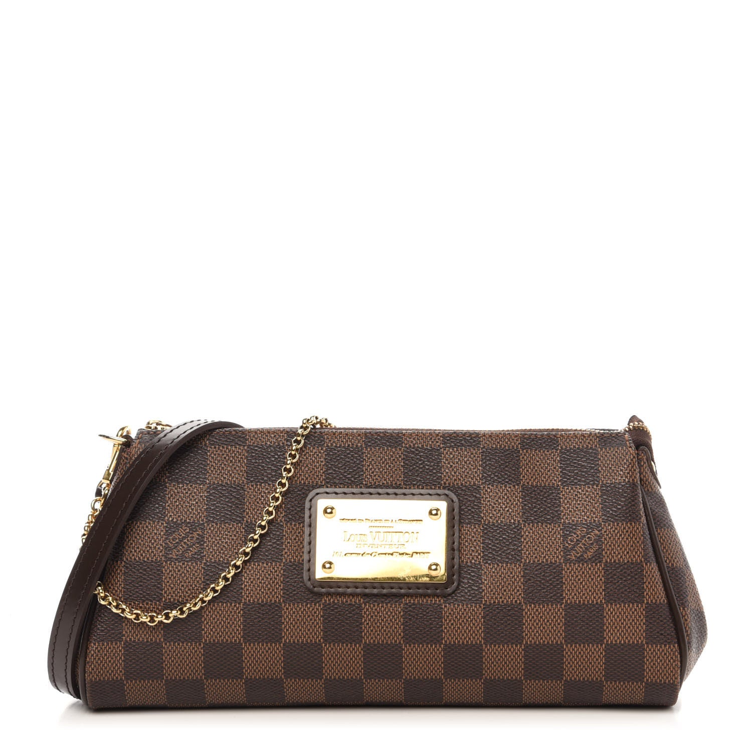Louis Vuitton Damier Ebene Eva Clutch 1 of 10