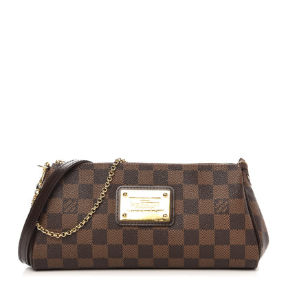 Louis Vuitton Damier Ebene Eva Clutch 1 of 10