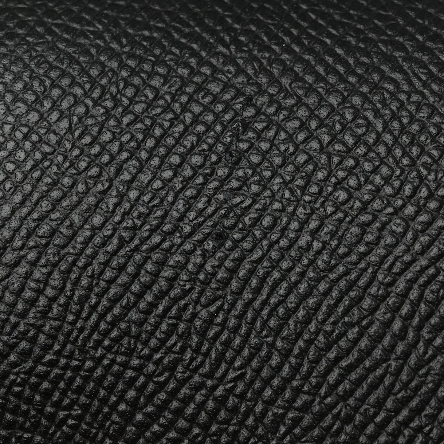Grained Calfskin Saddle Bag Black