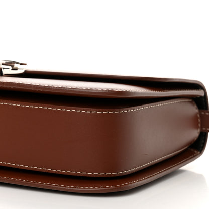 The Row Polished Saddle Calfskin The Sofia 8.75 Crossbody Cherry Wood 9 of 10