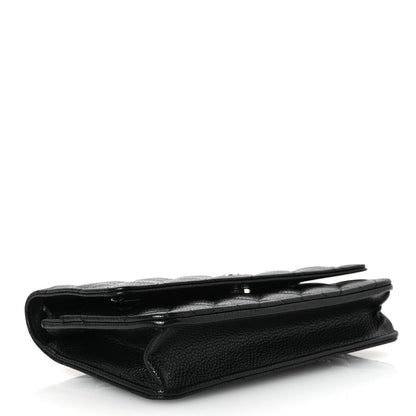 Chanel Caviar Quilted Wallet on Chain WOC Black 4 of 13