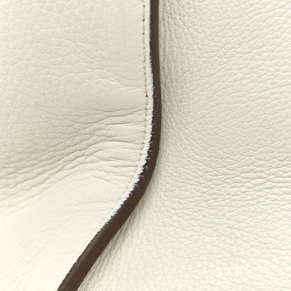 Fendi Calfskin Fur Monster Eyes Large Peekaboo Iconic Satchel White 24 of 27