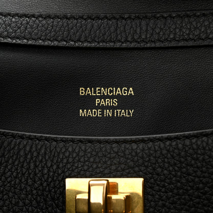 Balenciaga Grained Calfskin Small Rodeo Top Handle Handbag Black 6 of 10