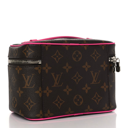 Louis Vuitton Monogram Macassar Nice Mini Fuchsia 3 of 9