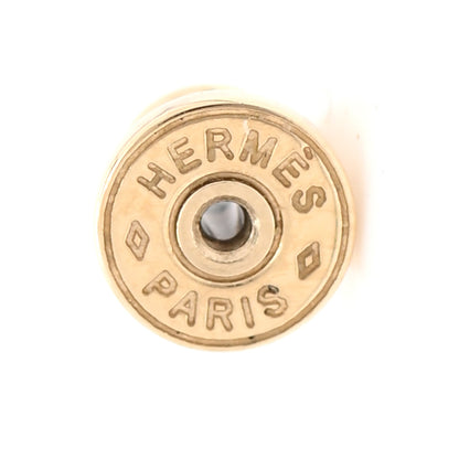 Hermes Permabrass Buffalo Horn Amulettes Equestre Earrings Black 4 of 4