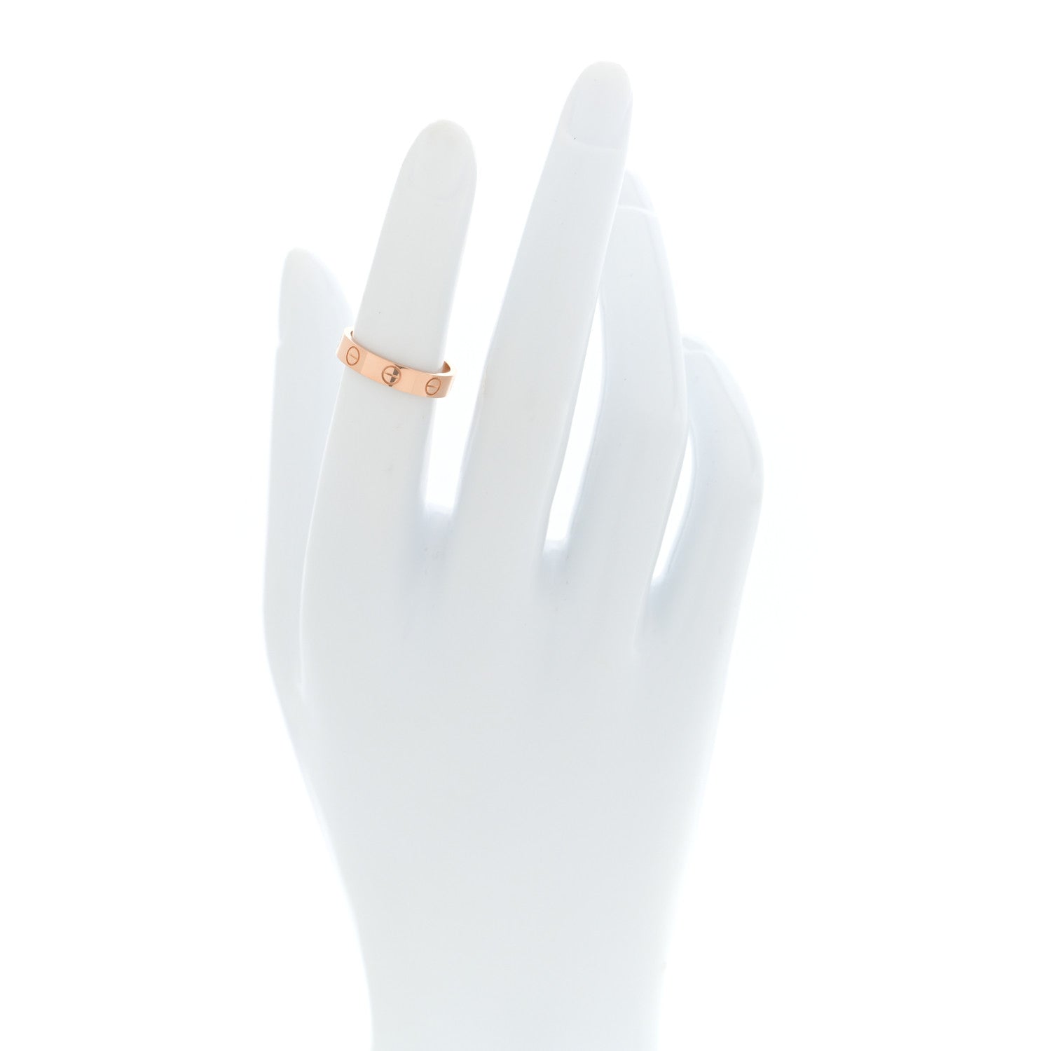 Cartier 18K Pink Gold 3.5mm LOVE Wedding Band Ring 49 4.75 2 of 4