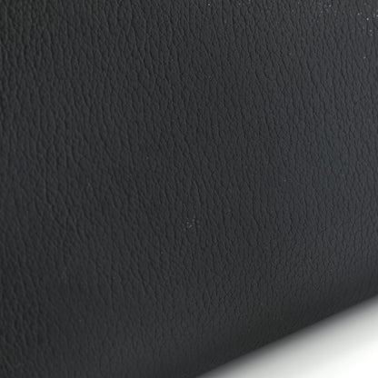 Chanel Goatskin Camellia Embossed Yen Wallet Black 12 of 17