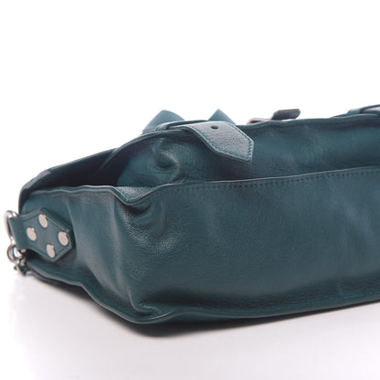 Proenza Schouler Lambskin Tiny PS1 Satchel Dark Teal 8 of 10