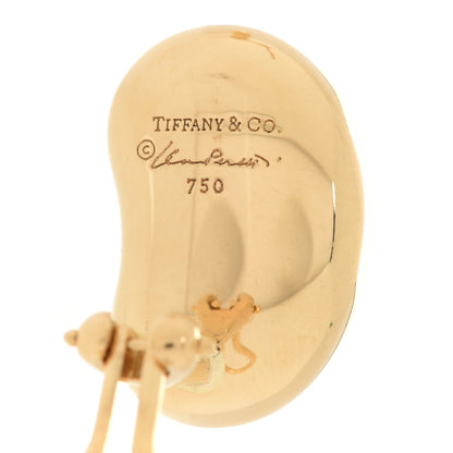 Tiffany 18K Yellow Gold 20mm Elsa Peretti Bean Design Clip-On Earrings 4 of 5