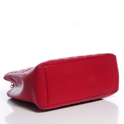 Chanel Caviar Grand Shopping Tote GST Red 4 of 7