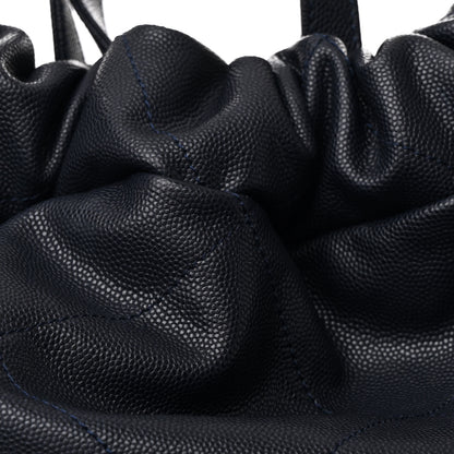 Chanel Shiny Caviar Quilted Chanel 22 Backpack Dark Blue 8 of 11