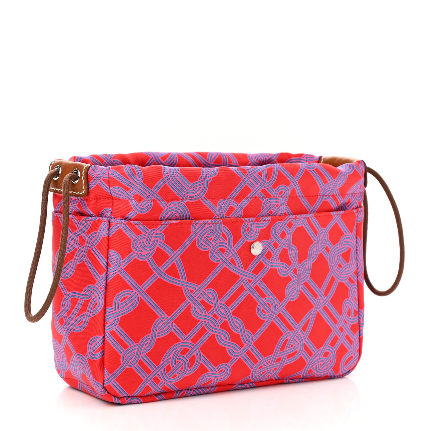 Silk Barenia Noeud Marin Fourbi 20 PM Pouch Rouge de Coeur Fauve