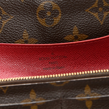 Louis Vuitton Monogram Emilie Wallet Fuchsia 6 of 9
